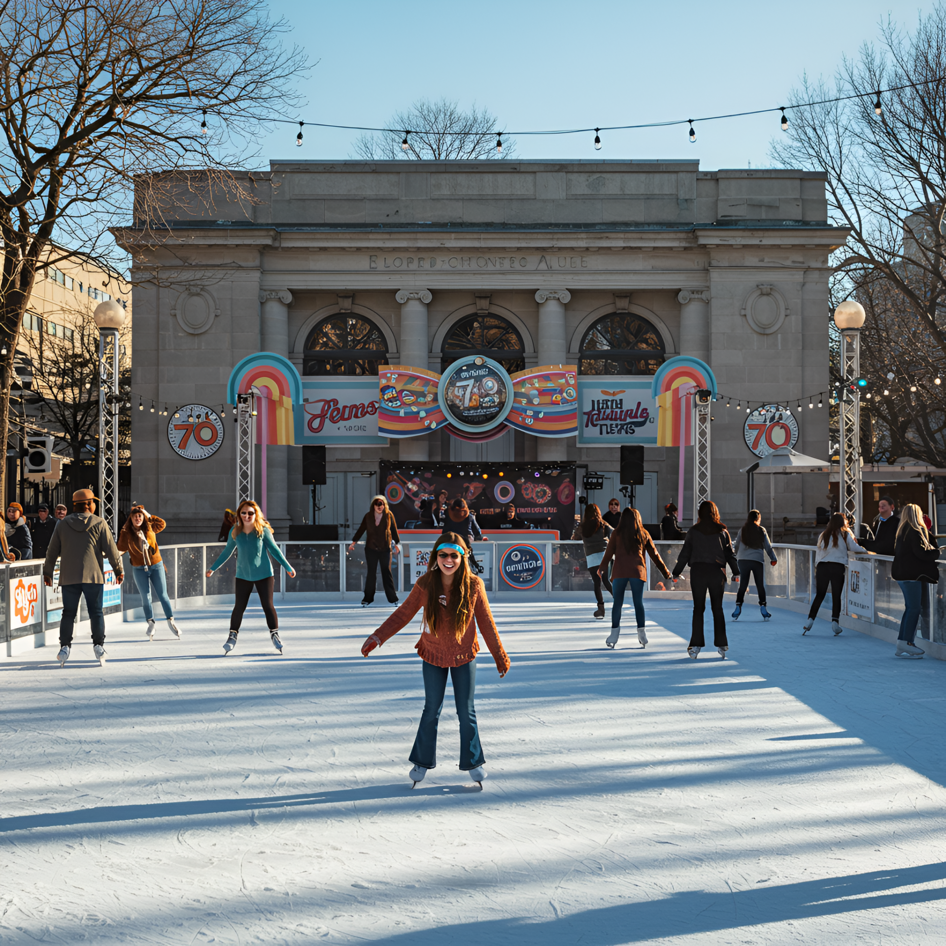Explanade Tranquille: Patinaje sobre hielo en Montreal