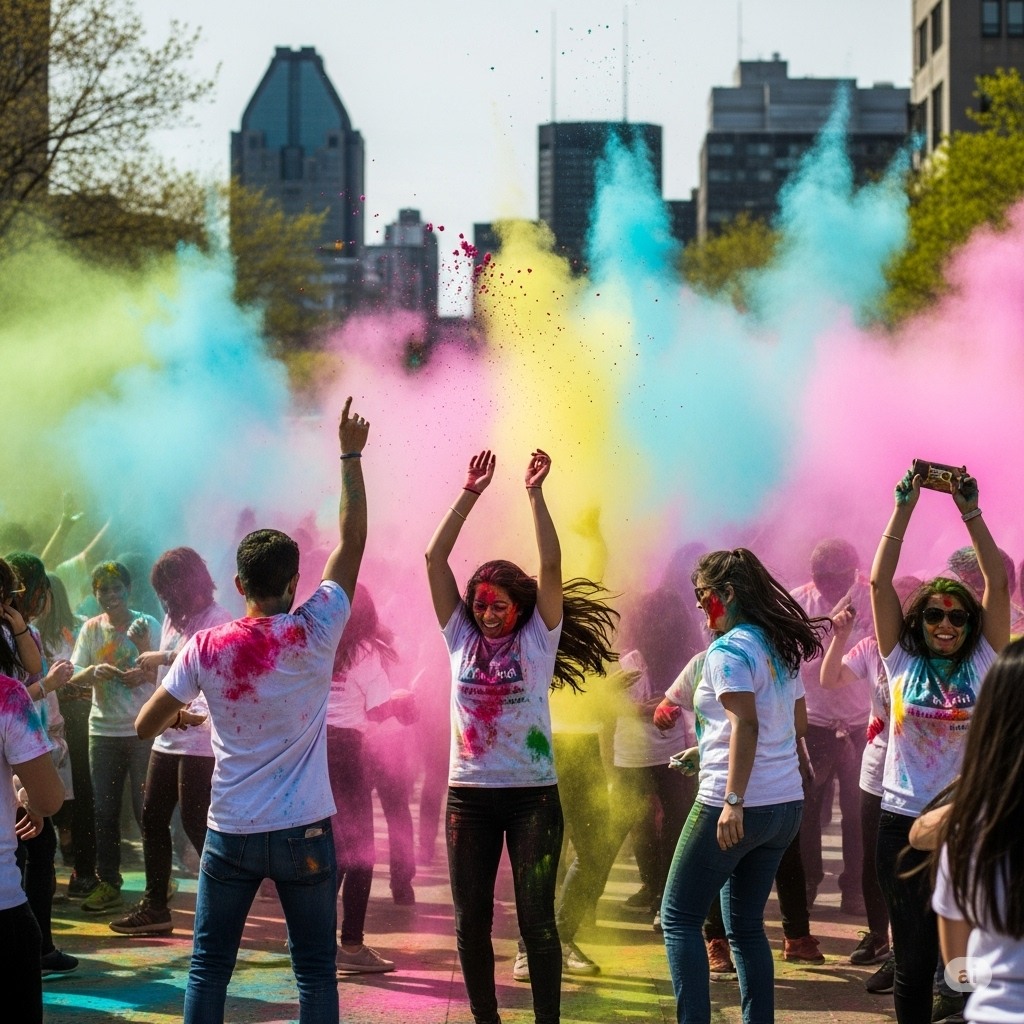 holi FESTIVAL OF COLOURS MONTREAL